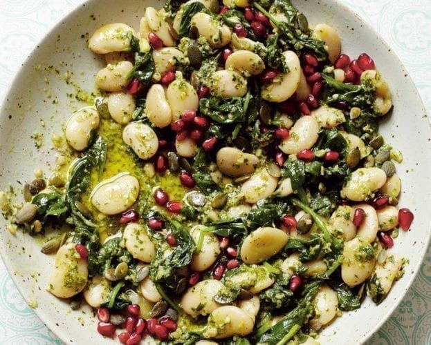 pesto butter beans