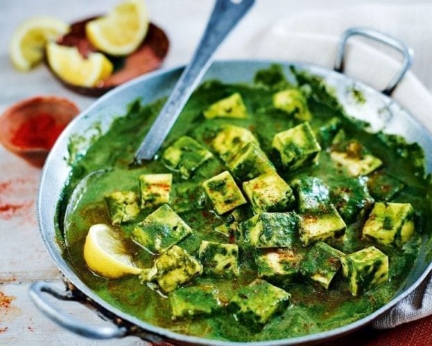 saag paneer curry