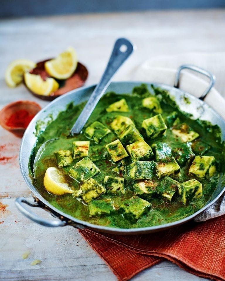 Chetna Makan’s saag paneer curry