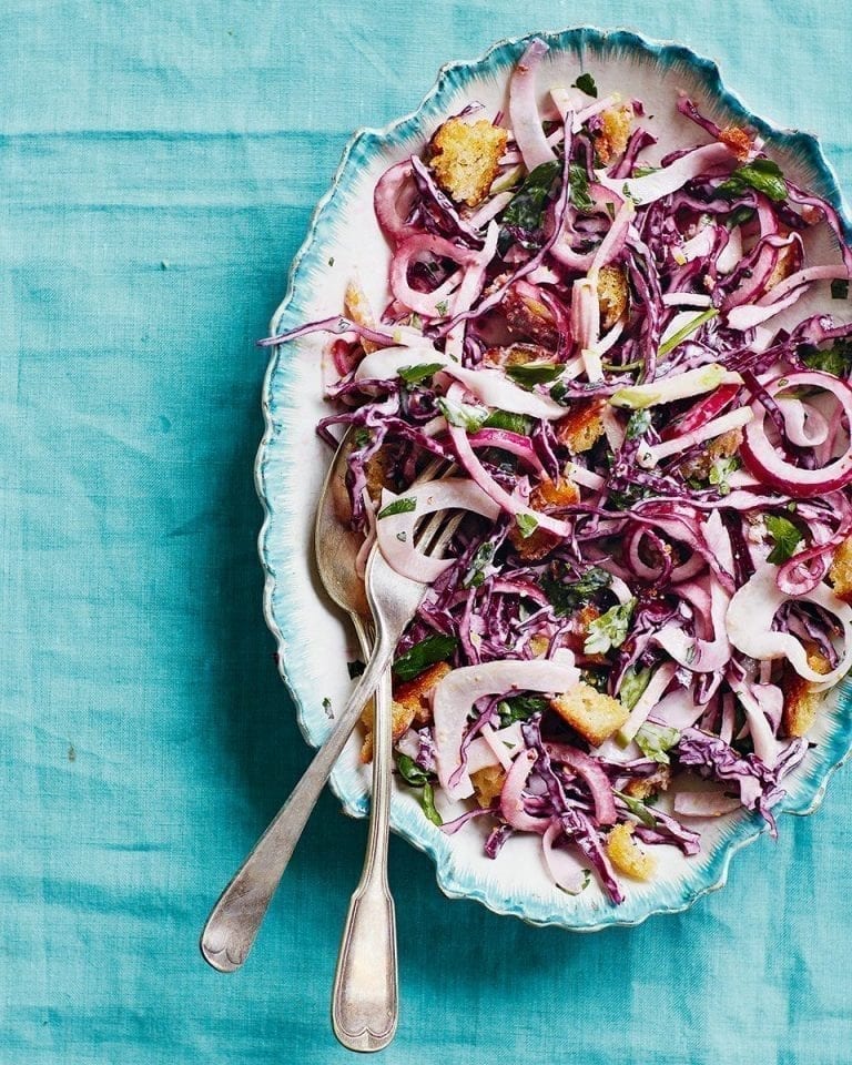 Apple and fennel slaw