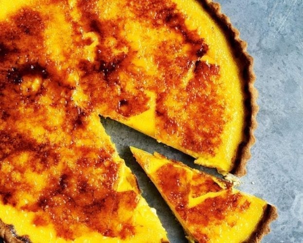 crème brûlée tart