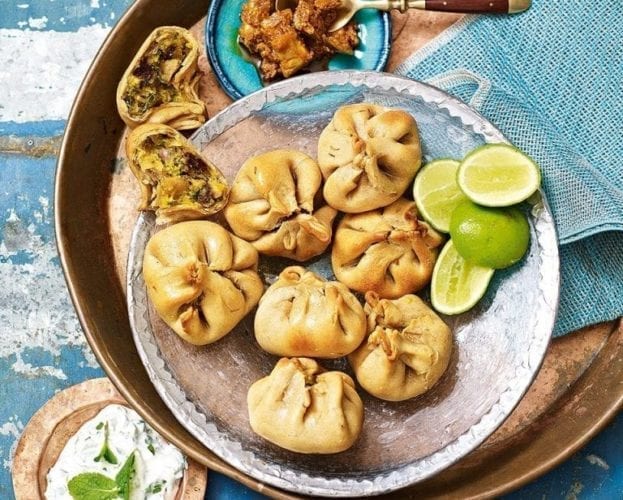 Microwaved crispy poppadums