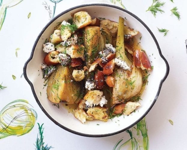 Simply grilled fennel