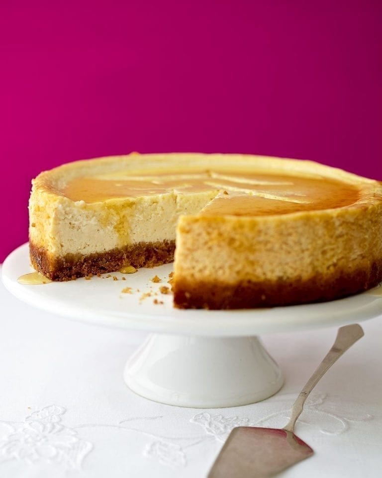 Healthier New York cheesecake