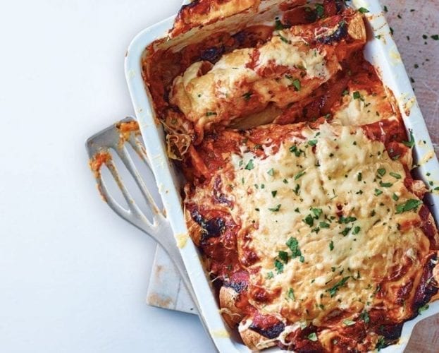 Chicken enchiladas