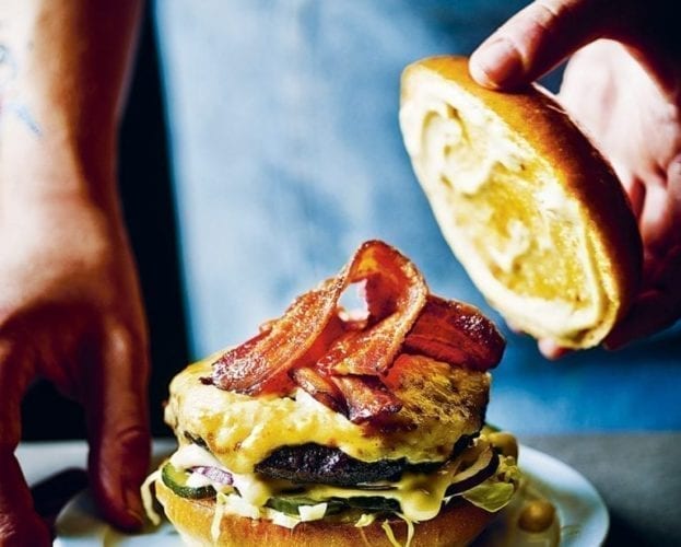 Thai pork burgers