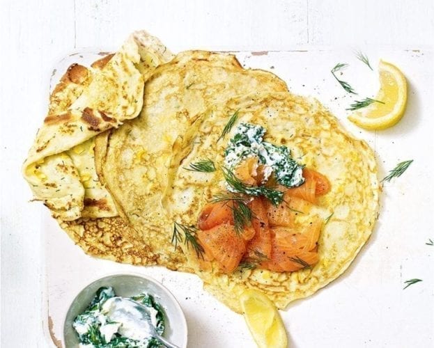 Sweetcorn pancakes