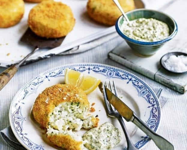 Home-salted cod fishcakes