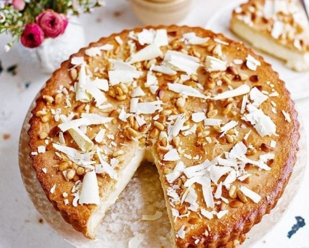 Italian custard pie