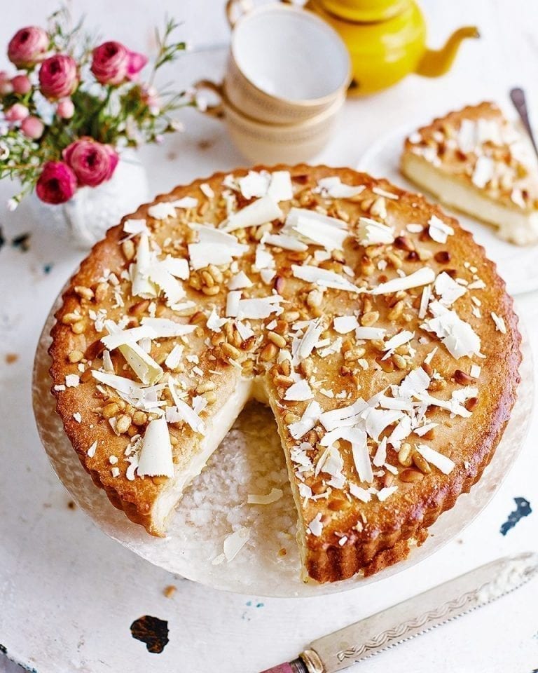 Italian custard pie