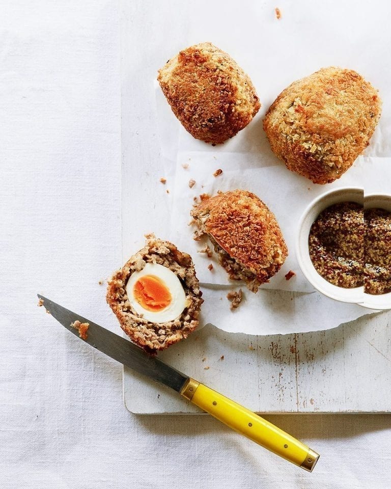 Healthier scotch eggs