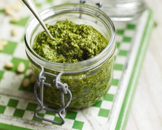 Kale and pecorino pesto