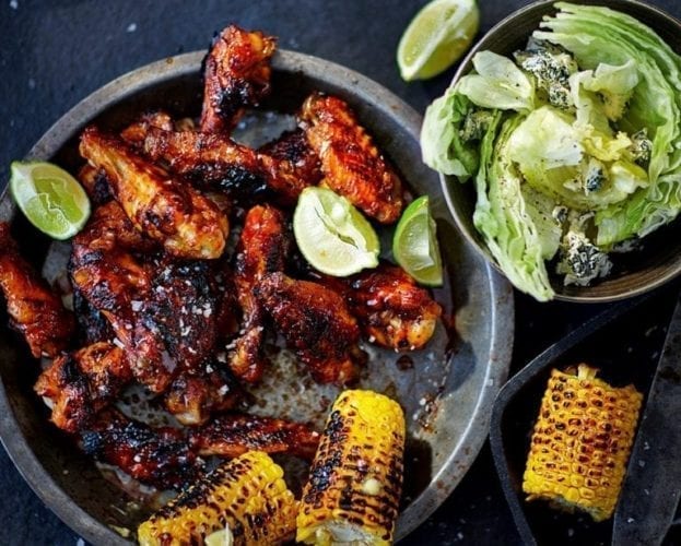 Brown sugar and chilli chicken wings