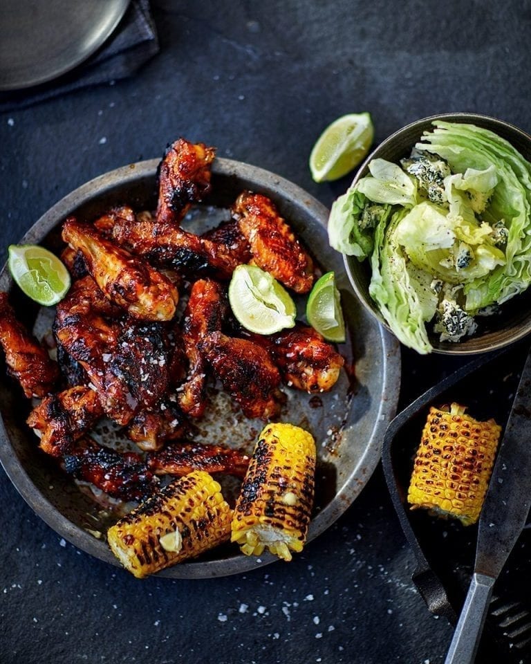 Brown sugar and chilli chicken wings