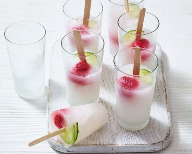 Gin and tonic ice lollies