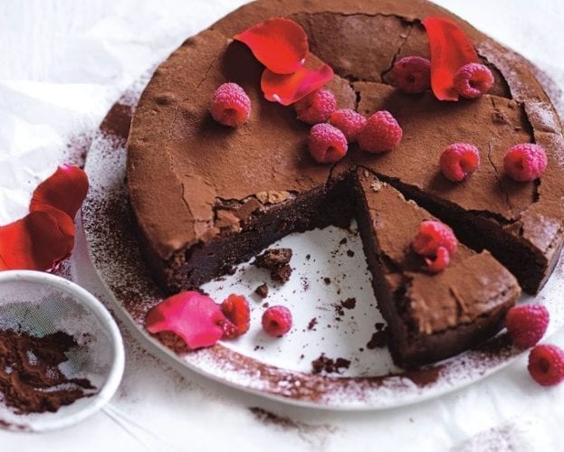 Flourless chocolate cake by Simmone Logue
