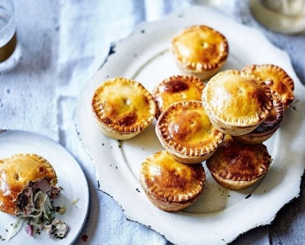 Chicken and sweetcorn pie