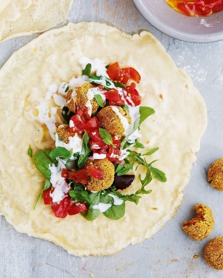 Natasha Corrett’s sweet potato falafels