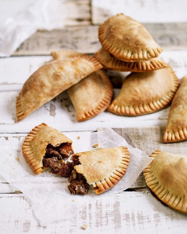 Spiced beef and chorizo empanadas