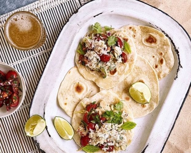 Crab tacos