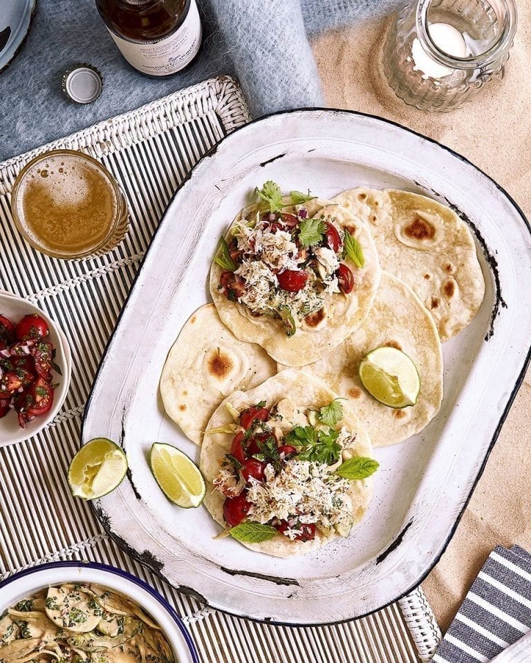 Crab tacos