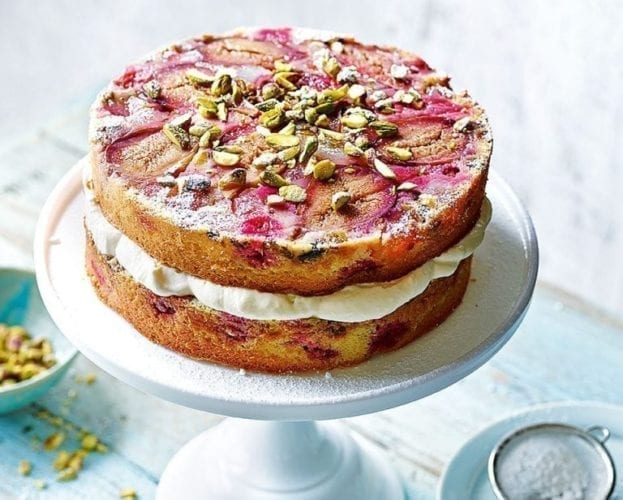 Arabian Nights double upside-down cake