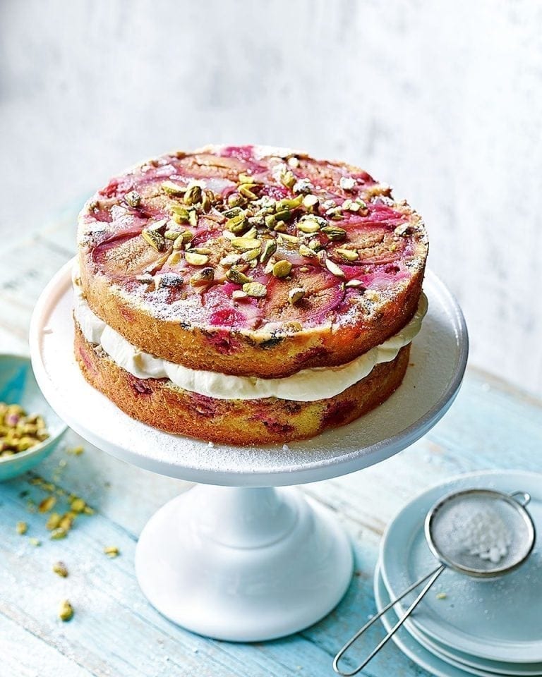 John Whaite’s fig upside-down sandwich cake