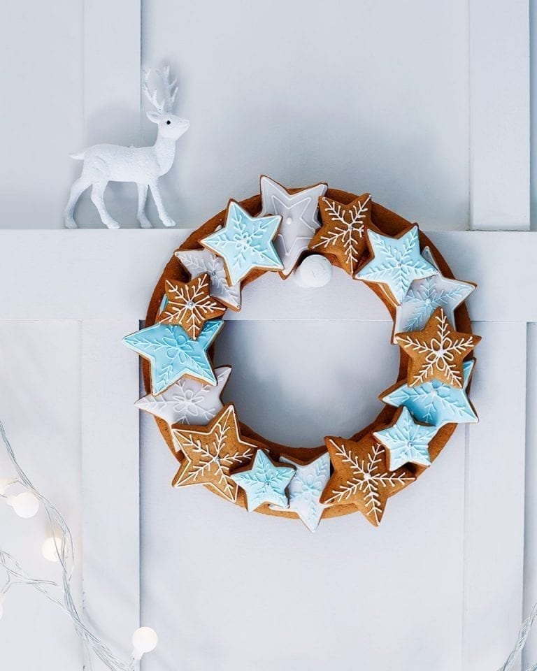 Edible star wreath