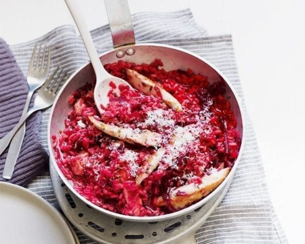 Beetroot risotto