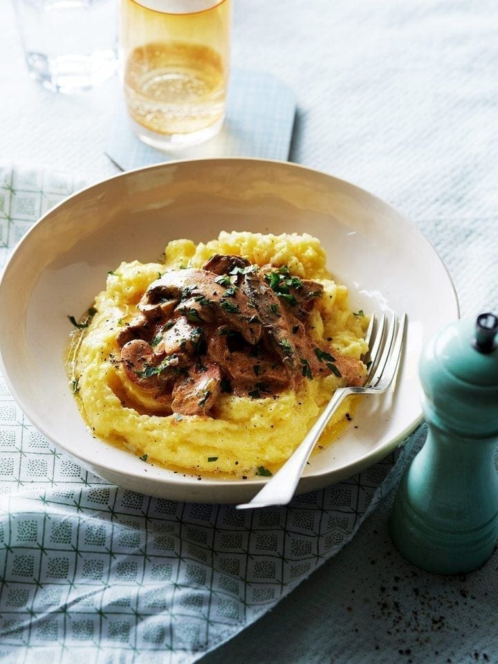 Mushroom stroganoff