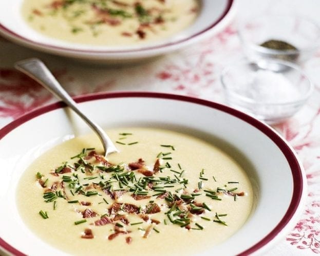 Cheddar and ale soup