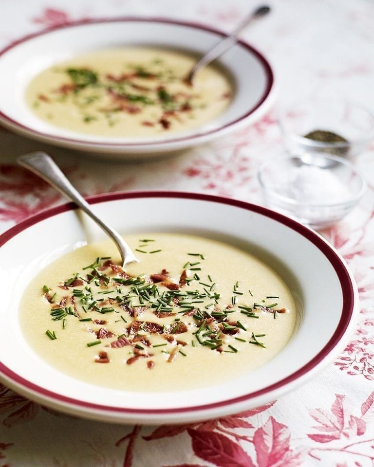 Cheddar and ale soup