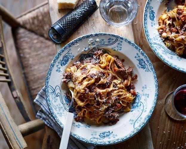 Tagliatelle with venison ragù