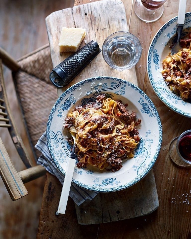 Tagliatelle with venison ragù