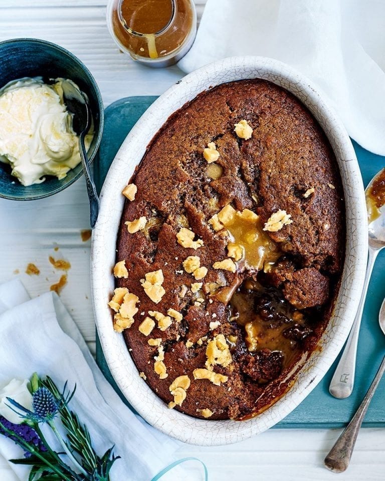 Paul Ainsworth’s spiced sticky date pudding