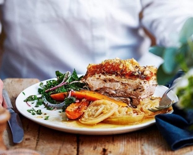 Crispy pork belly