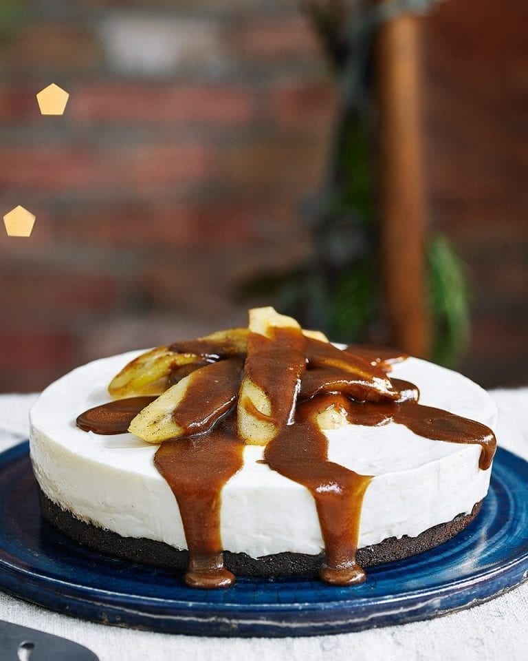 Bananas Foster cheesecake