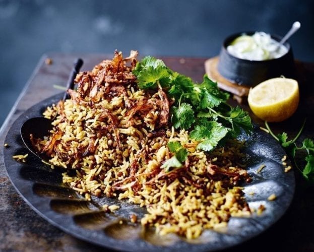 Braised Puy lentils