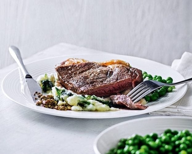 Steak and mash