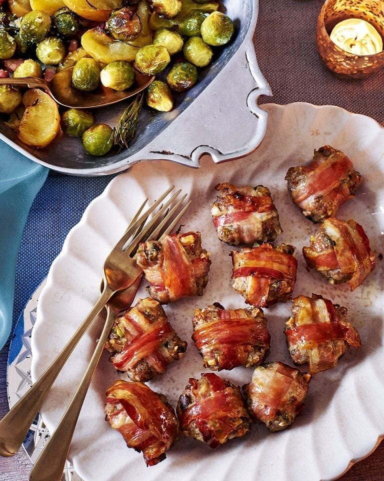 Stuffed pigs in blankets recipe delicious. magazine