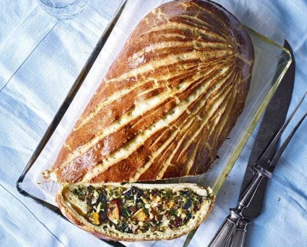 Butternut squash and mushroom wellington