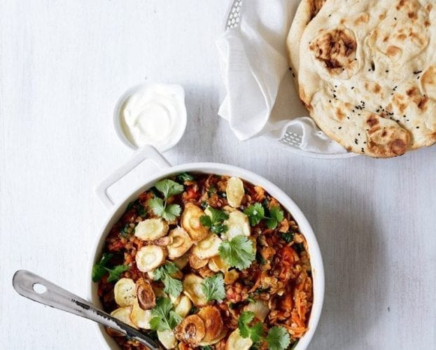 Red lentil dal