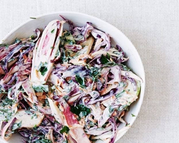 Grilled chicory with pomegranate molasses