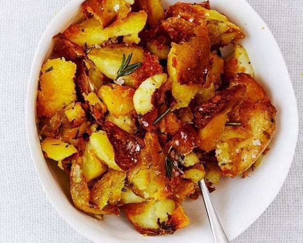 Classic roasties with garlic and rosemary