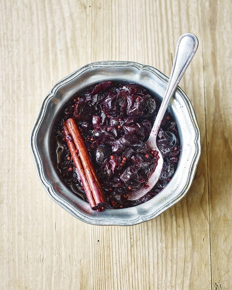 Sour cherry chutney