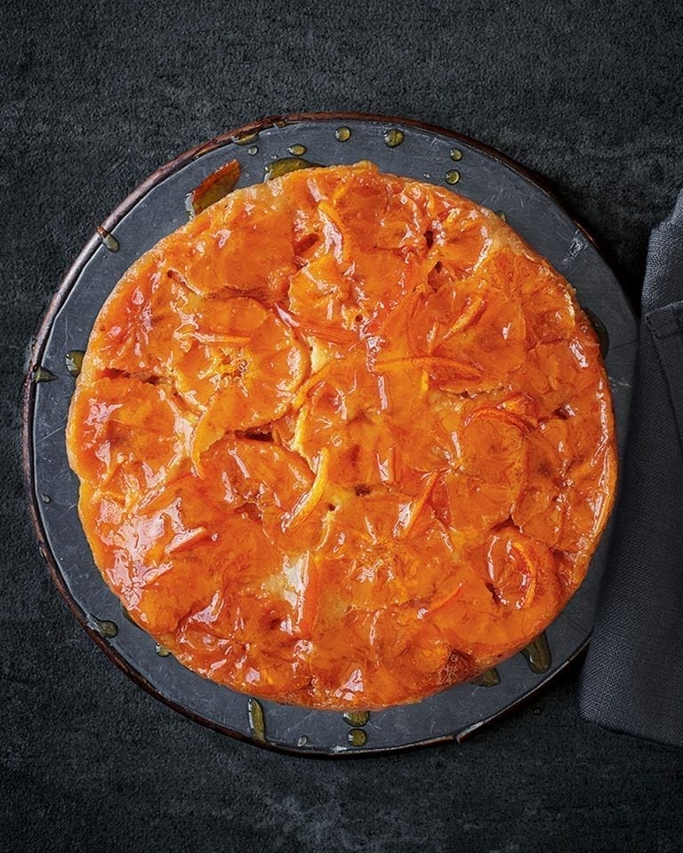 Clementine upside-down cake with marmalade recipe | delicious. magazine