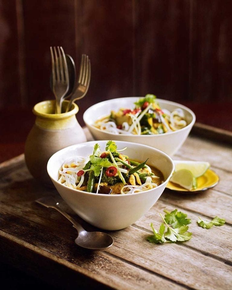 Coconut curry noodle bowls