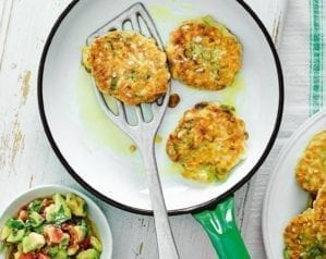 Sweetcorn fritters – video