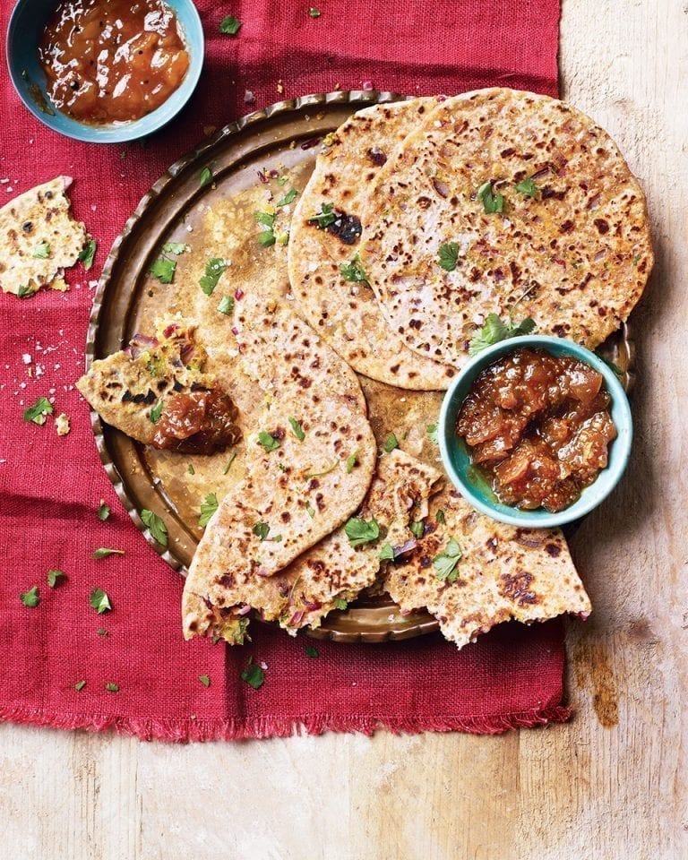 Sattu parathas