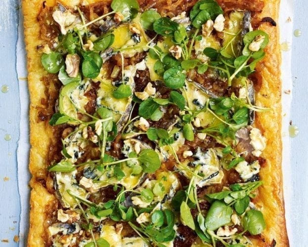 Blue cheese tart